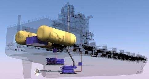 Orca-class vessels to liquefied natural gas-diesel dual fuel operation
