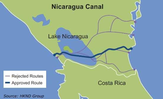 The $ 40 Billion Nicaragua Wet Canal HK Nicaragua Canal Development Investment Co., the Hong Kong-based company is funding the 173-mile canal and will start in December 2014 and completed in 2019.