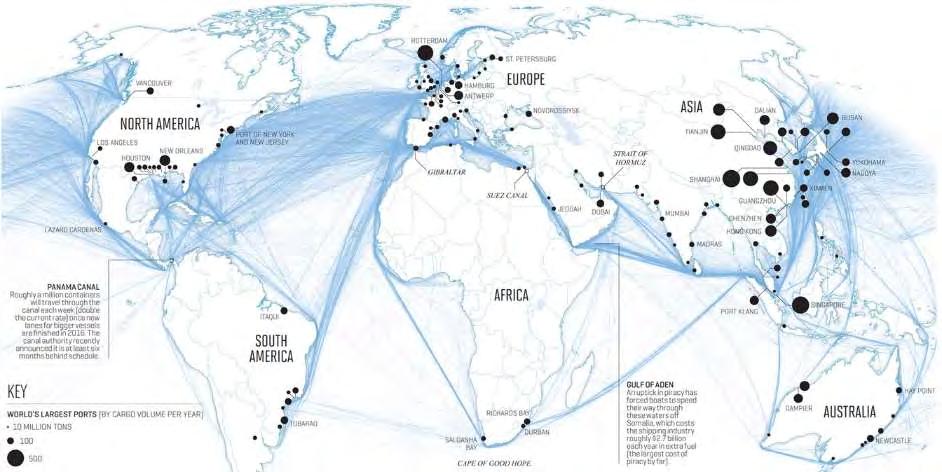 The On Earth, World s There Largest Are Ports More Are People Connected