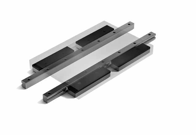 They are used as standard with linear guideways of type R or RD.