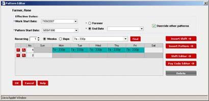 STEP Changing a Schedule 1 2 3 4 5 6 7 8 ACTION From within the Schedule Editor, select the name of the individual for whom