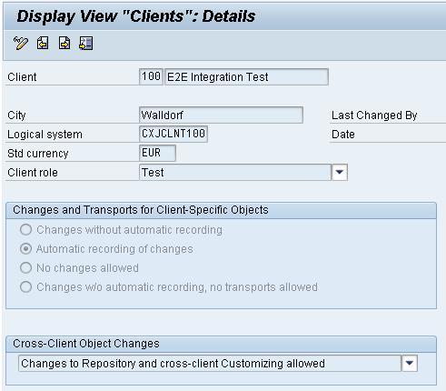 Before starting the activation process, the changeability of the Repository and cross-client Customizing has to be checked.