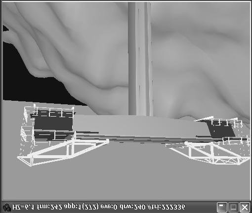 For the simulation of the first cantilever segment (in each span), the four form travelers, the corresponding work platforms and the formwork components (Figure 7) are included in the scenario.