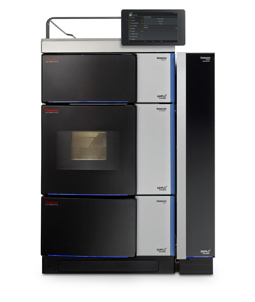 Goal Provide high throughput ph gradient separations of mb charge variants Experimental Vanquish UHPLC, consisting of: Vanquish System ase (P/N VH-S0-) inary Pump H with Default Mixer (P/N VH-P0-)