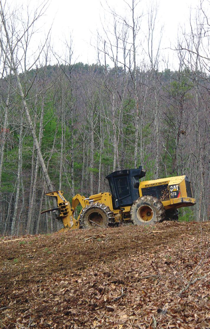 Mechanized felling utilizes a machine to cut the tree. There are several types of machines used for mechanized felling.