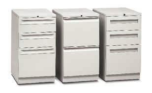 Pedestals Freestanding or mobile, our pedestal files provide big organization in an understated way. Mobile styles easily move around the office, giving you dozens of configuration options.