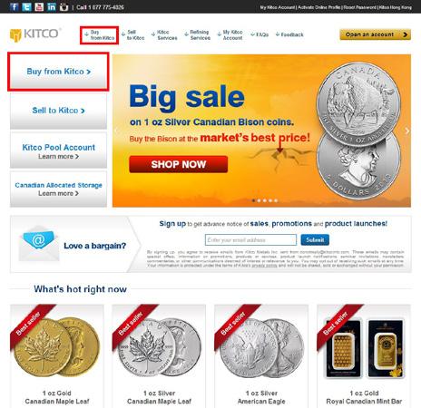 Checking your account In the online store, we ve placed a My Kitco Account link in the top right hand corner. This link will always be there, no matter what part of the online store you are browsing.