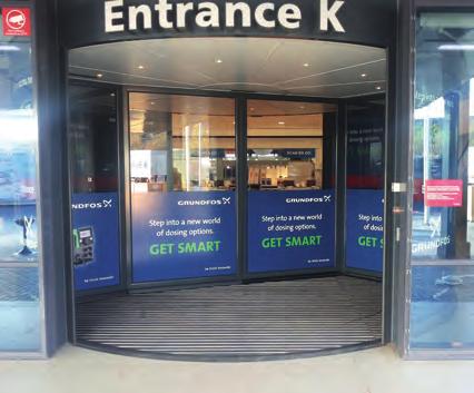 Indoor Communication REVOLVING DOORS Welcome our visitors and communicate your message the first moment they enter
