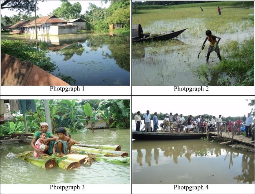 Photographs of Traditional Measures of the Study Area During Seasonal Flood, 2010.