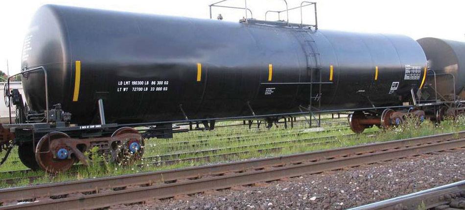 Nonpressurized Railcars Industrial chemicals and consumer products Easily identified