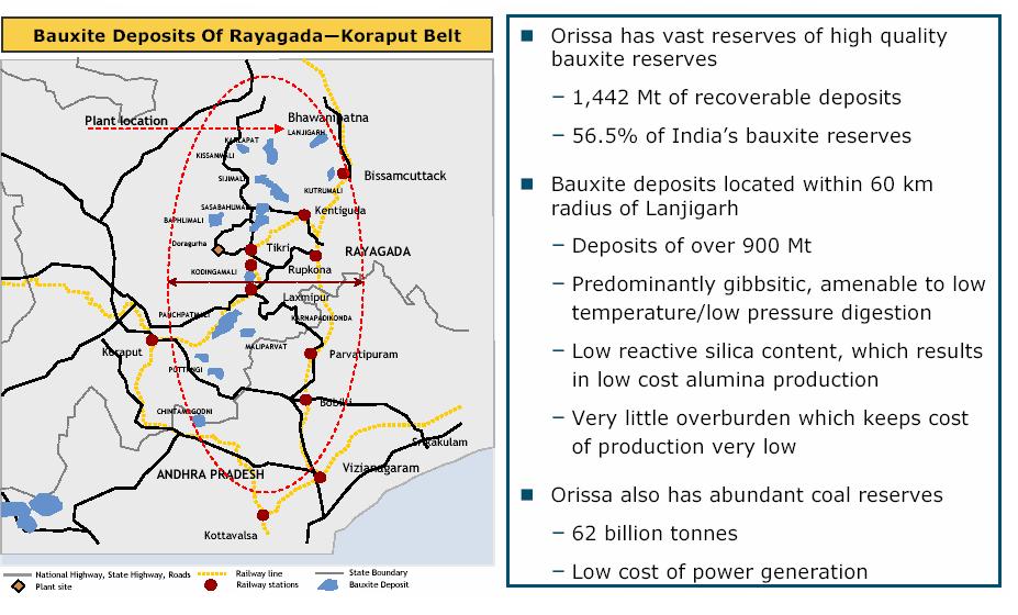 Orissa has huge, high
