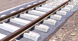 Railway Trackbed Stabilisation Major Application Areas for Tensar Geogrids within the Track Substructure Ballast Tensar TriAx geogrid Granular sub-ballast Ballast Tensar TriAx geogrid Subgrade