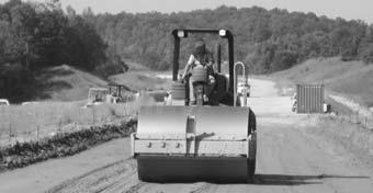 For construction over very soft soils, compaction requirements are normally reduced for the initial lift.