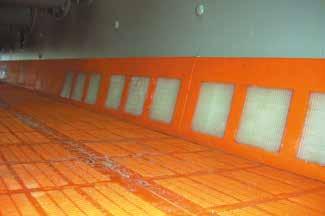 Picture 2 Side Snap-in Slat with Dewatering Cassettes The side slats can be supplied with integrated dewatering