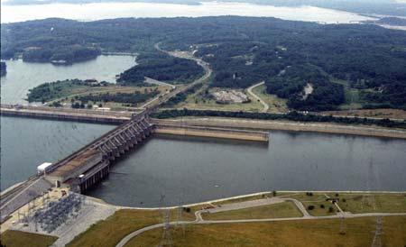 2.5.1 Cumberland River Locks and Dams (Source: U.S. Army Corps Engineers) Barkley Lock & Dam - Barkley Lock and Dam is located on the Cumberland River 30.