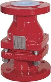Strainers, PFA-lined Ball-type drain valves,