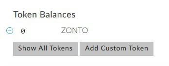 At the Etherscan you can get more detailed information about ZONTO Token, smart