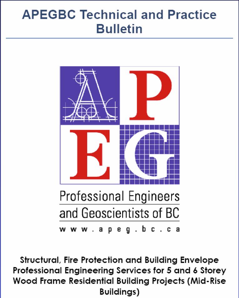APEGBC Technical Bulletin A complimentary document on technical and