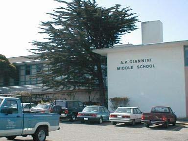 A. P. Giannini Middle School A. P. Giannini Middle School, constructed in 1954, is located at 3151 Ortega Street.
