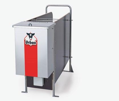 ensures that feed with the correct temperature is always available at the teat.