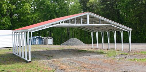 All of our carports are built from heavy-duty, heavy gauge galvanized steel so you can be sure that your belongings will remain safe and secure.