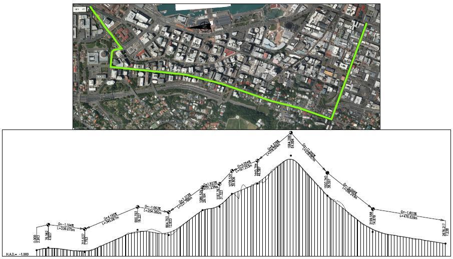11 Typical Alignment Comment: Area has constraining characteristics to service CBD based on topography, severance and supporting the CBD vision i.e. shifting the City to the west and away from the Golden Mile and waterfront.