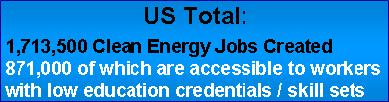 The American Clean Energy Security Act (ACES) Creates More American Jobs and Saves Americans Money State-by-state figures on job creation, electric bill reductions, and transportation savings from