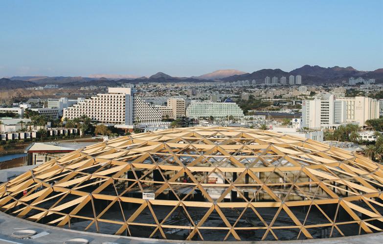 REFERENCE: Ice Park Eilat, Israel, Feigin Architects, 105m span, largest timber construction in the Middle East,
