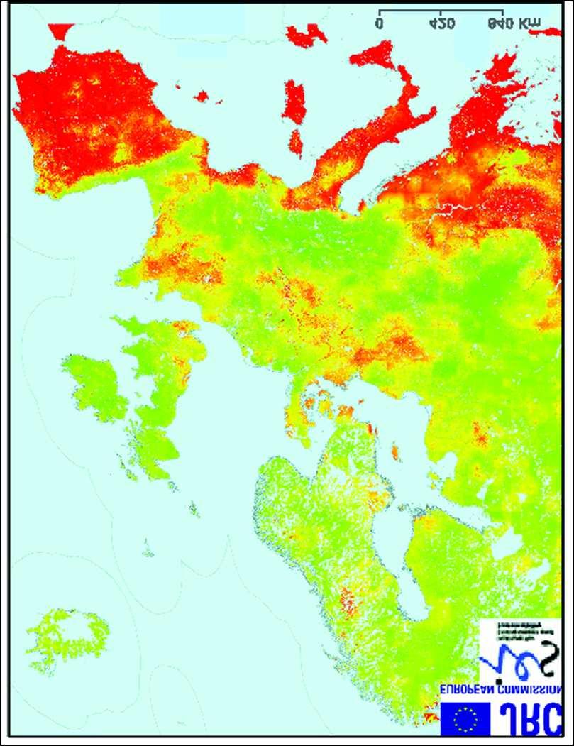 Deployment Required spatio-temporal data Relevant inputs Weather variables Fuel maps Digital elevation model Land cover Vegetation status (NDVI) Soil