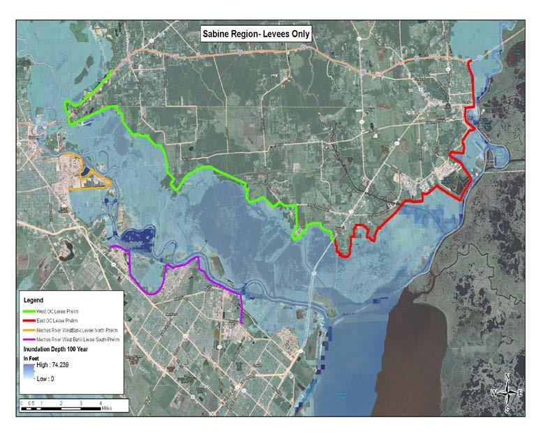 Sabine & Brazoria Area Focus Coastal Storm Damage Risk