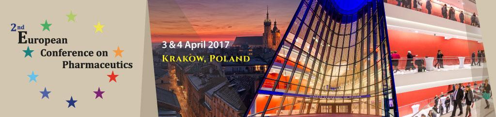 2 nd European Conference on Pharmaceutics Application form Direct Exhibitor 03 & 04 April 2017 in Krakow, Poland ICE KRAKOW (International Conferences and Entertainment) ul.