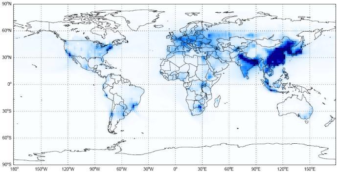 Global air quality and health co-benefits of methane and BC emission controls Methodology for outdoor health impact assessment: Δ emissions - CH 4, BC, OC, NO x, VOC, CO, SO 2, CO 2 Δ PM 2.