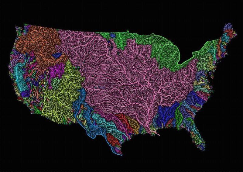 US Watersheds (Courtesy of San