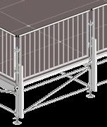 German TÜV-CERT Event systems guardrails and stairways for