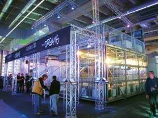 The Layher Truss system is developed for lightweight to intermediateheavy structures, which are mainly used in the exhibition sector.
