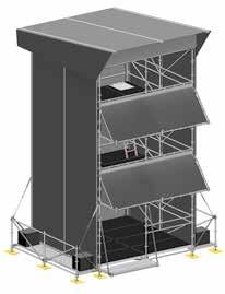 FOH System The Layher FOH Tower Kit System provides you with the right solution for your Front-Of-House applications.