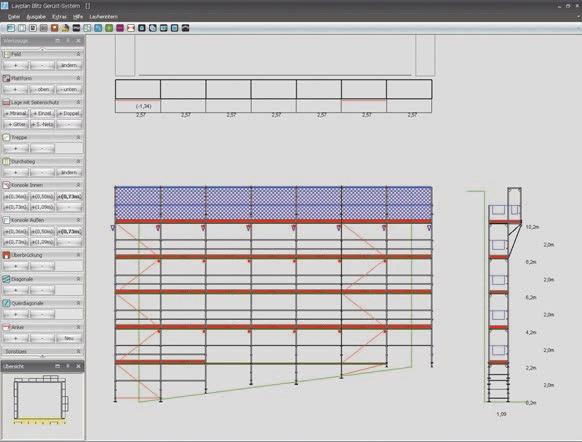 Layher software for scaffolding construction Layher LayPLAN Planning of façade scaffolding using a computer is now even easier: The new LayPLAN software simply makes proposals for scaffolding,