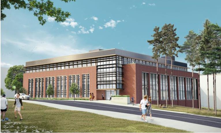 LEACH SCIENCE CENTER ADDITION PROVOST AND ACADEMIC AFFAIRS PERKINS & WILL RABREN GENERAL CONTRACTORS Rendering of the future Leach Science Center Addition.