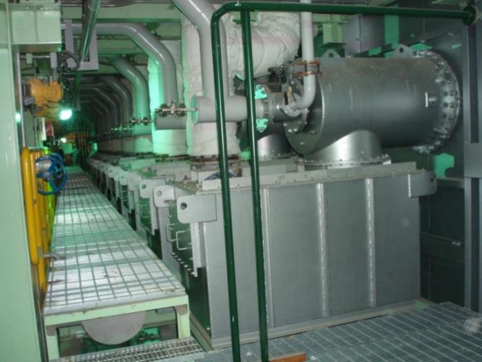The following is a picture of the Bao Steel No 3 furnace Meishan Steel HSM This furnace was built in 2005-2006 with the performance test in 2007.