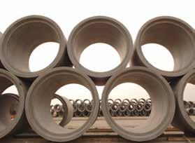 The concrete pipe factory produces the following s / Fittings 1. Precast Non reinforced & Reinforced concrete pipes for open trench. 2. Ancillary Products such as: Manhole rings.