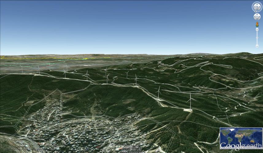2372 Ceyhun Yıldız et al. / Procedia - Social and Behavioral Sciences 195 ( 2015 ) 2370 2375 derived from Google earth is shown Fig.1. In wind turbines of installed wind farm, three-phase wound rotor induction generator is used.