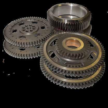 Additional product offerings include adapters, internal shaped ring gears, ID/OD splines for gears and shafts and belt drive pulleys.