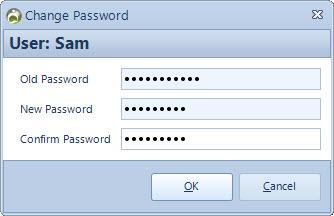 CHANGE PASSWORD This lets the currently logged in user to change the