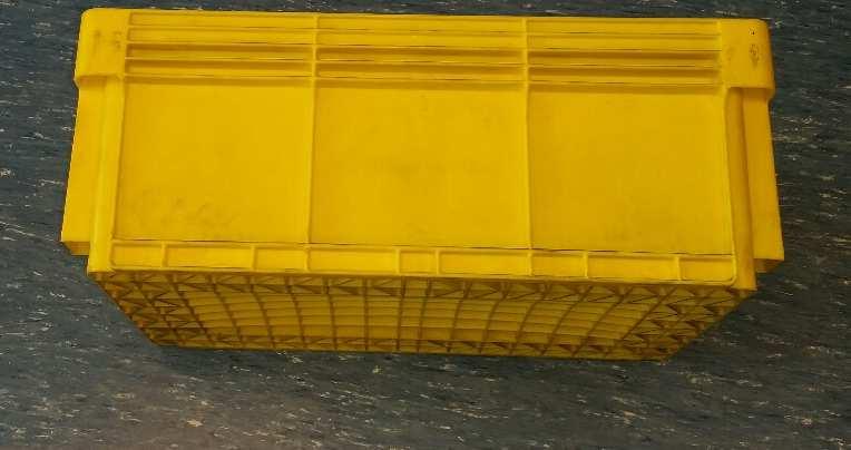 Recycling and the inheritance of the past Recycling of more durable post consumer apllications: crates: This yellow crate