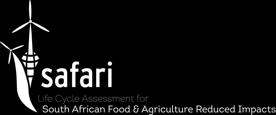 CH-ZA Research project 2014-2016: «Applying Life Cycle Assessment for the mitigation of environmental impacts of South African agri food