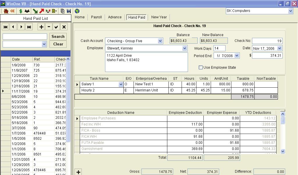 Click on images for enlarged view. THE AG-PAYROLL SYSTEM The Ag-Payroll system is a total payroll system developed specifically for agricultural operations.