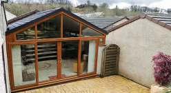 3658mm Gable ended 4000mm The Gable Ended Guardian Roof benefits from continuous height owing to the long ridge down