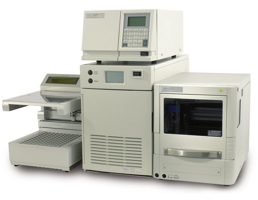 Separation Preparative chromatographic separations were carried out using a Waters Modular HPLC System as shown in Figure 2, which consisted of the following components: Pump: 2535 Quaternary