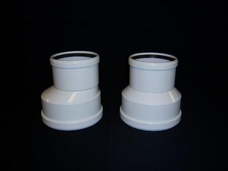 Repair couplings: PVC gasketed repair couplings are available where cut-in of a service fitting is required.