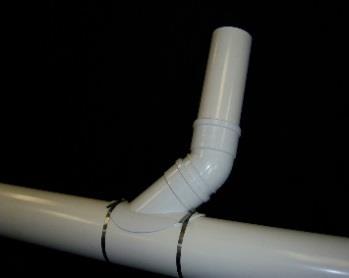 Service-line branches Tapping saddles: PVC